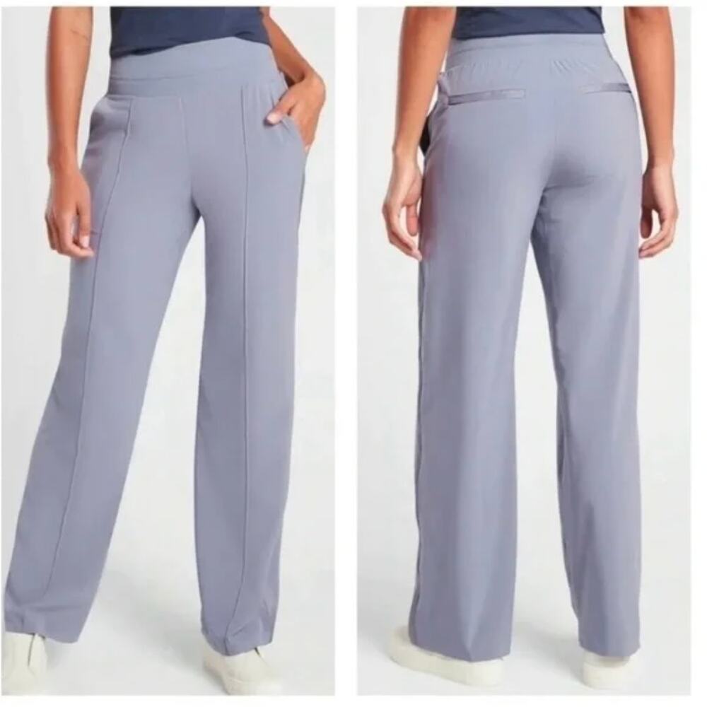 Athleta NOLITA Wide Leg Pants Size 8 in Light purple Blue